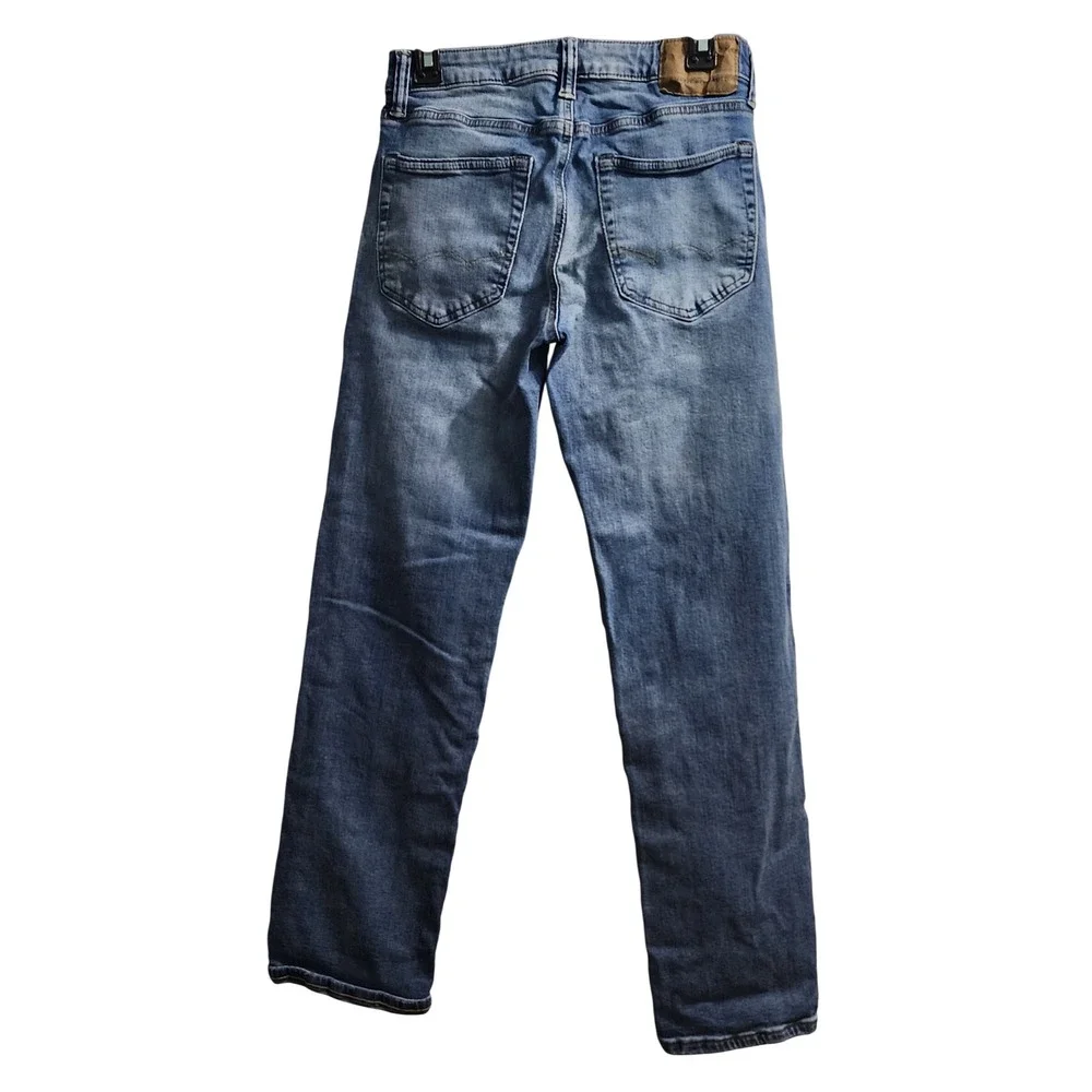 American Eagle Outfitters Men’s Slim Straight Jeans - Light Blue Wash